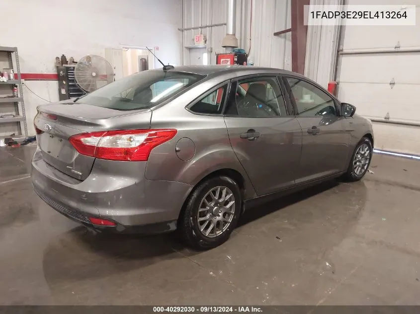 1FADP3E29EL413264 2014 Ford Focus S