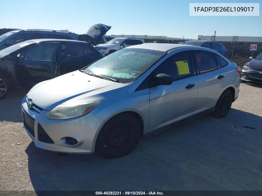 1FADP3E26EL109017 2014 Ford Focus S