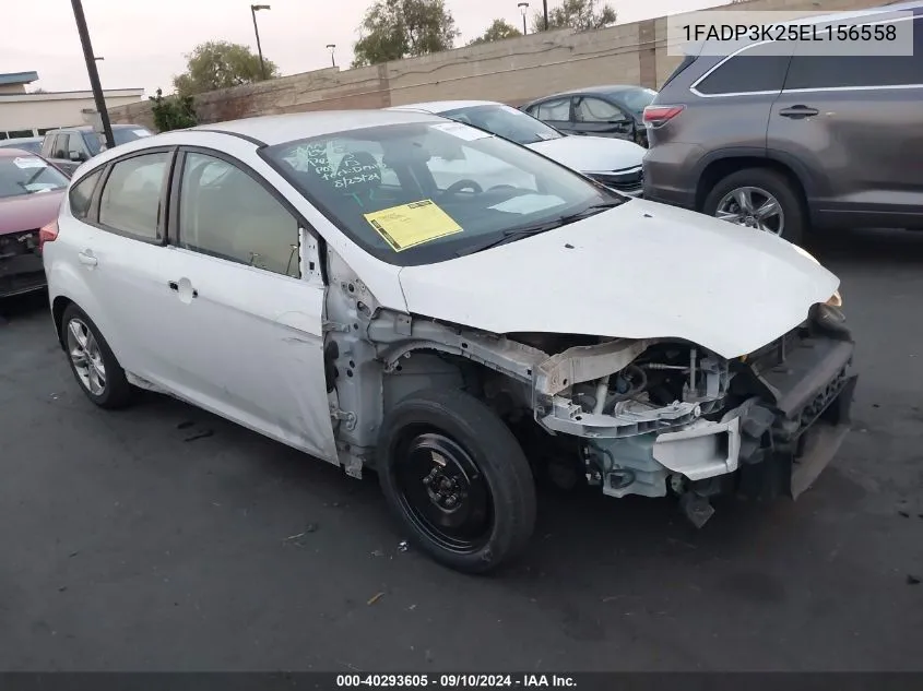 2014 Ford Focus Se VIN: 1FADP3K25EL156558 Lot: 40293605