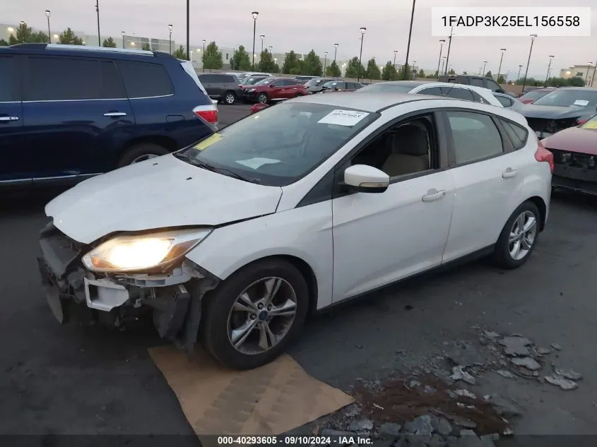 2014 Ford Focus Se VIN: 1FADP3K25EL156558 Lot: 40293605