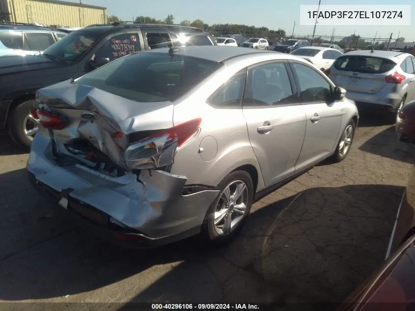 1FADP3F27EL107274 2014 Ford Focus Se