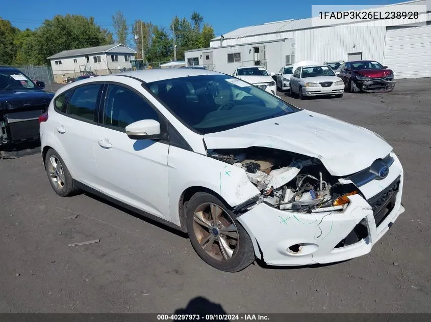 2014 Ford Focus Se VIN: 1FADP3K26EL238928 Lot: 40297973