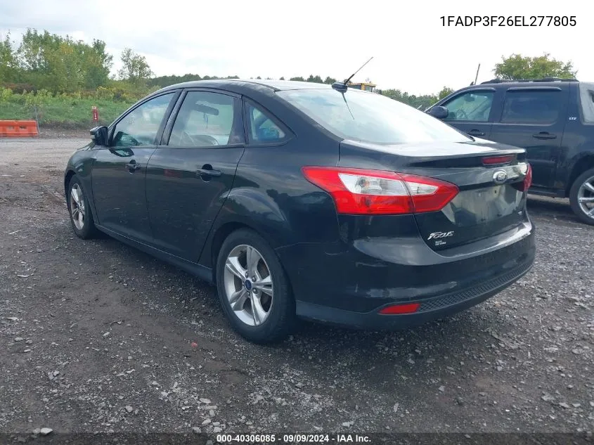 1FADP3F26EL277805 2014 Ford Focus Se