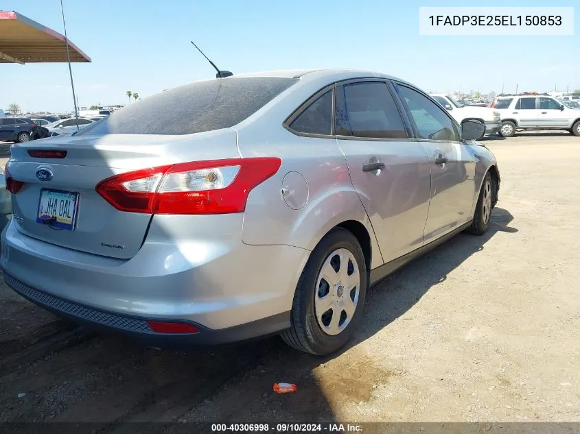 1FADP3E25EL150853 2014 Ford Focus S