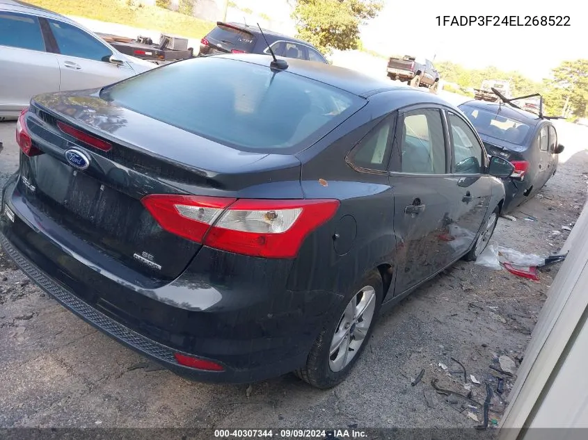 1FADP3F24EL268522 2014 Ford Focus Se