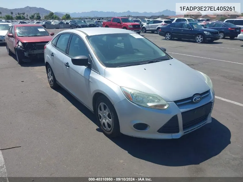 2014 Ford Focus S VIN: 1FADP3E27EL405261 Lot: 40310950