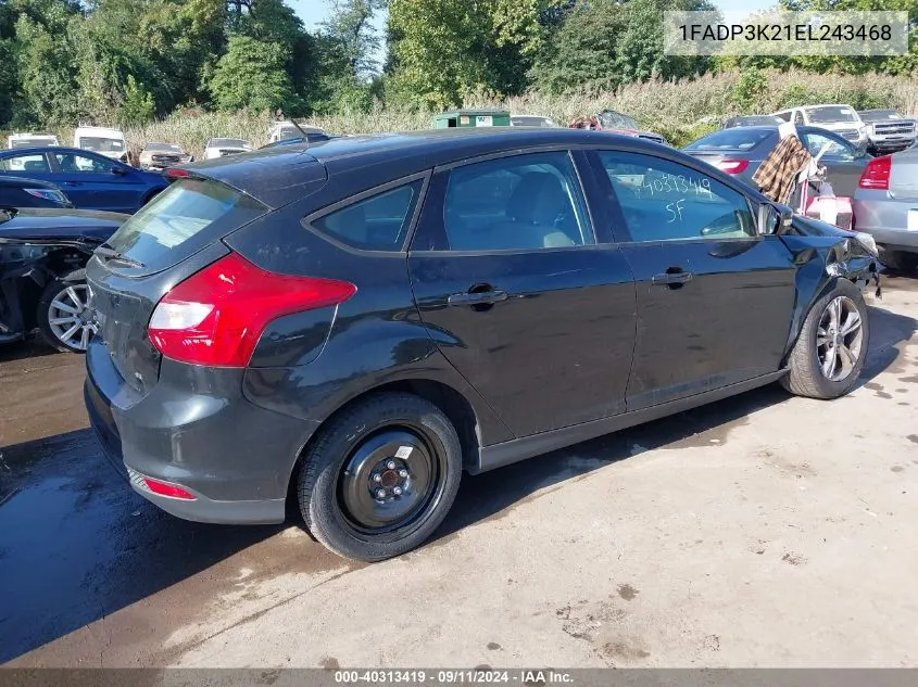 2014 Ford Focus Se VIN: 1FADP3K21EL243468 Lot: 40313419