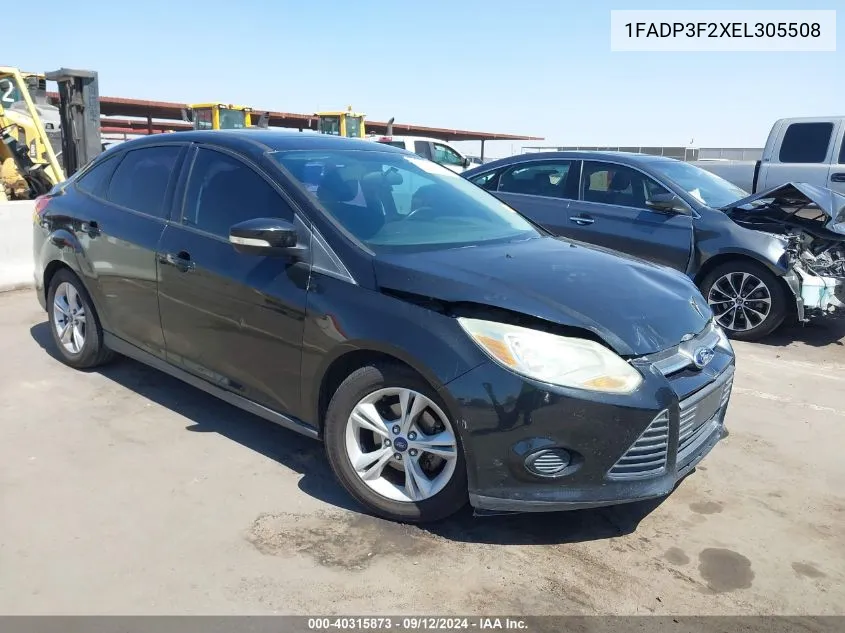 1FADP3F2XEL305508 2014 Ford Focus Se