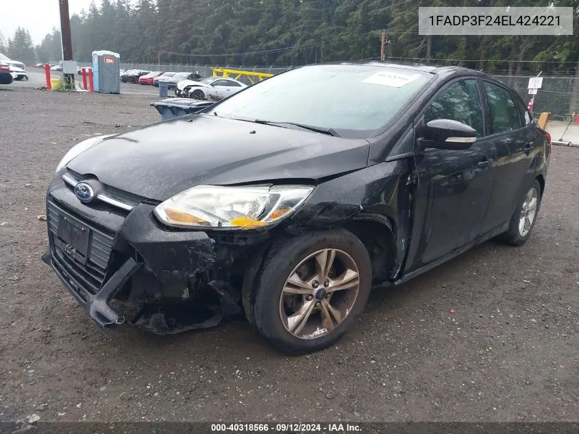 1FADP3F24EL424221 2014 Ford Focus Se