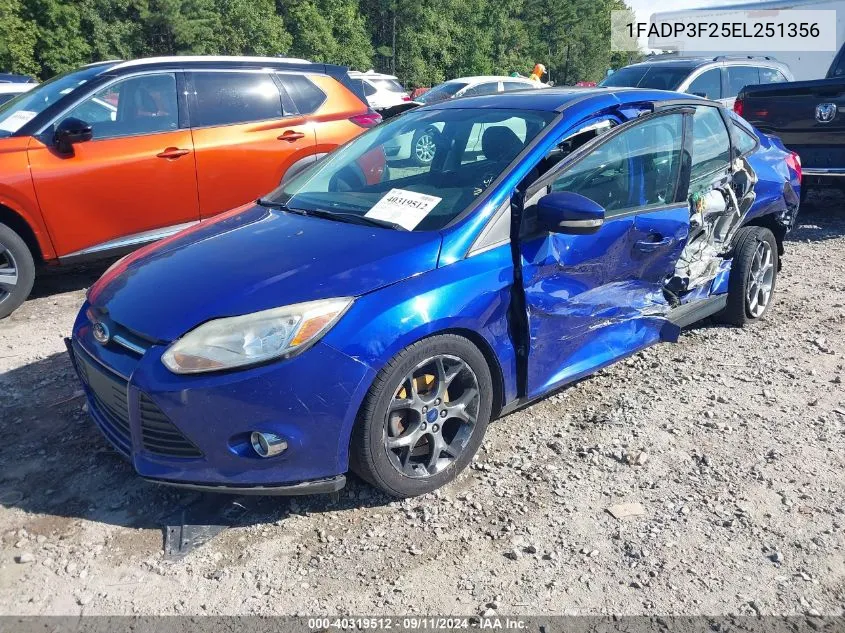 1FADP3F25EL251356 2014 Ford Focus Se