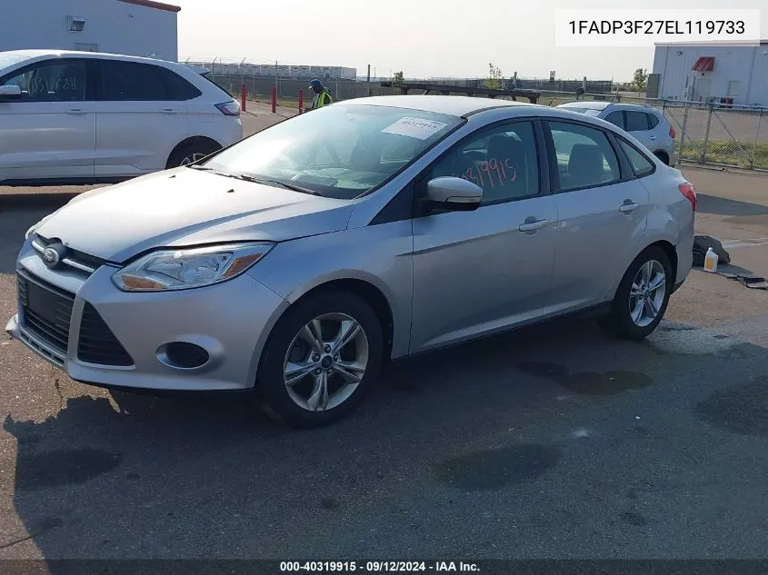 1FADP3F27EL119733 2014 Ford Focus Se