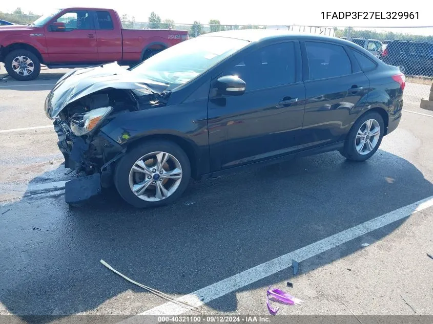 2014 Ford Focus Se VIN: 1FADP3F27EL329961 Lot: 40321100