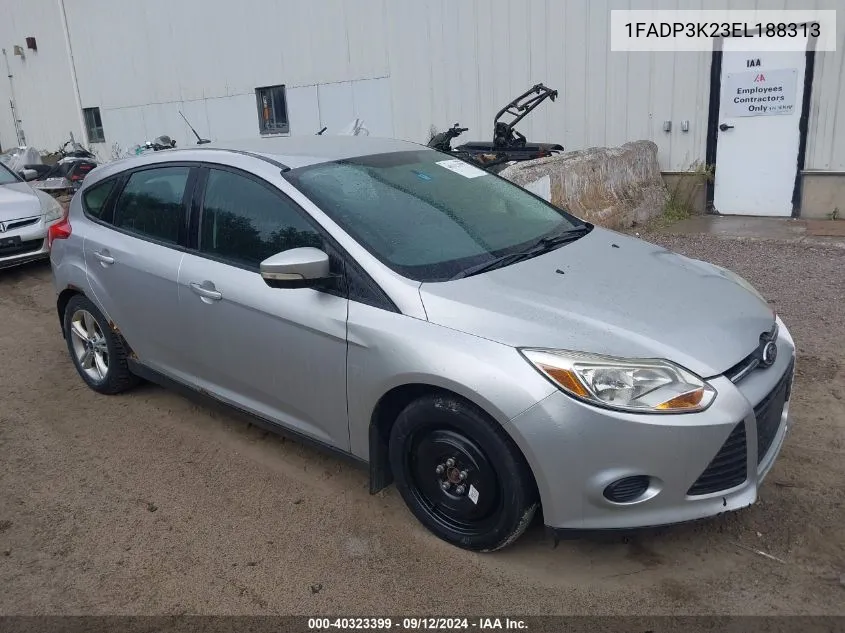 2014 Ford Focus Se VIN: 1FADP3K23EL188313 Lot: 40323399