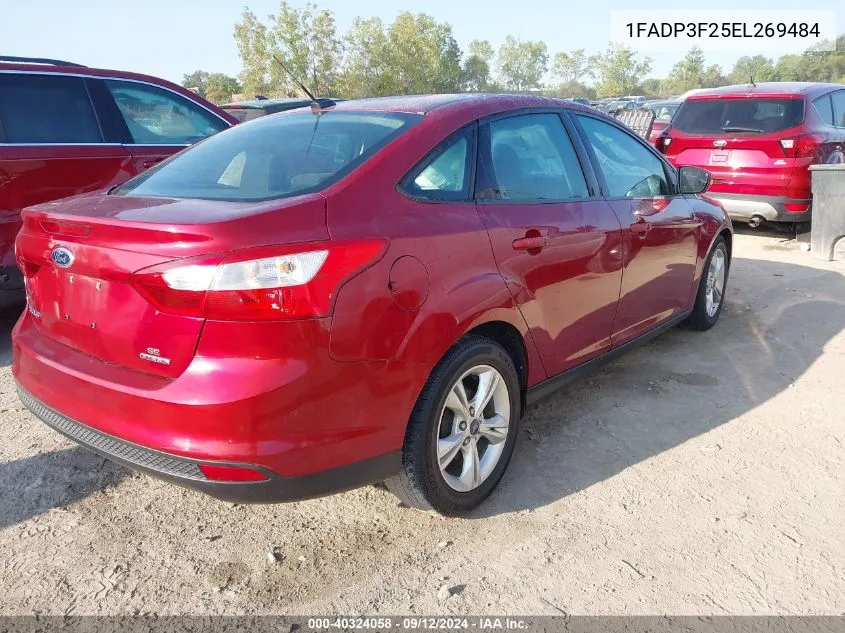 1FADP3F25EL269484 2014 Ford Focus Se