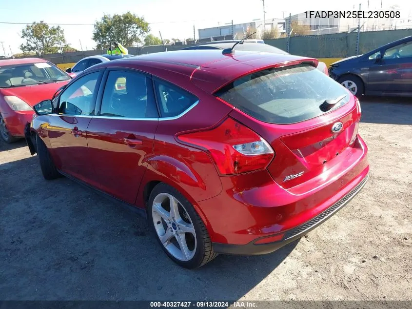 1FADP3N25EL230508 2014 Ford Focus Titanium