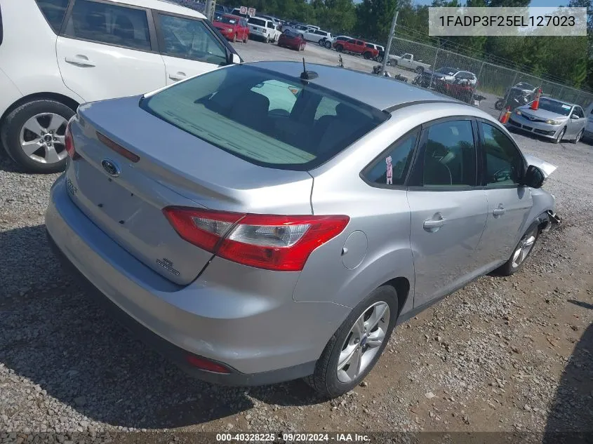 2014 Ford Focus Se VIN: 1FADP3F25EL127023 Lot: 40328225