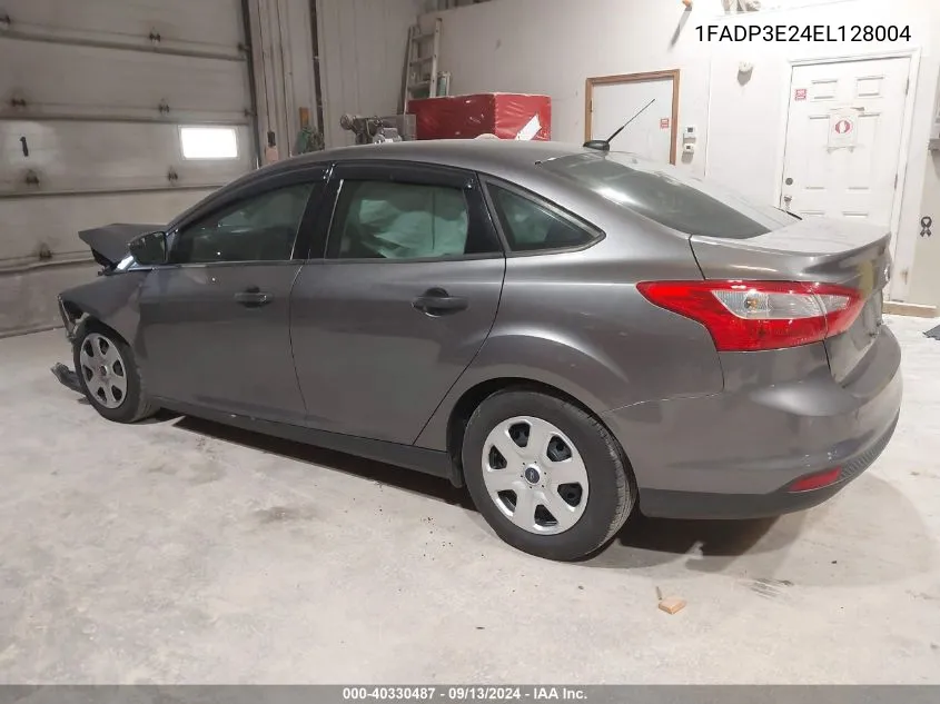 1FADP3E24EL128004 2014 Ford Focus S