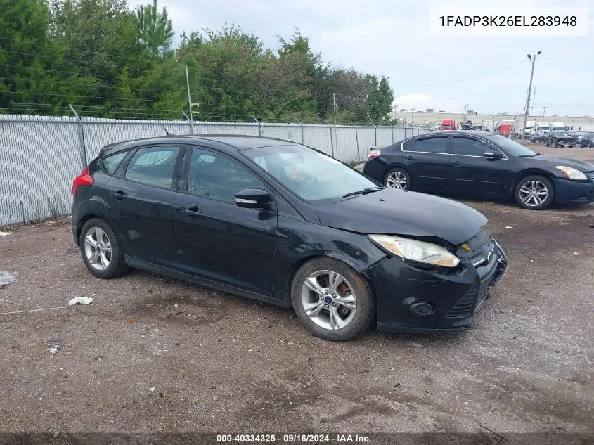 2014 Ford Focus Se VIN: 1FADP3K26EL283948 Lot: 40334325