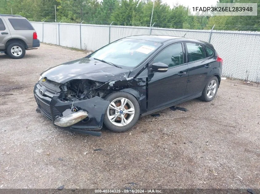 2014 Ford Focus Se VIN: 1FADP3K26EL283948 Lot: 40334325