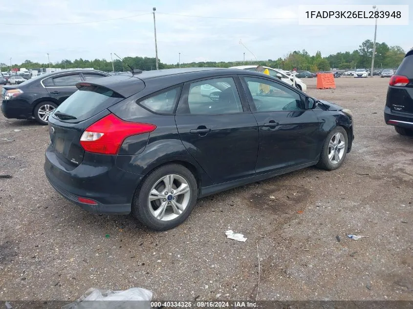 2014 Ford Focus Se VIN: 1FADP3K26EL283948 Lot: 40334325