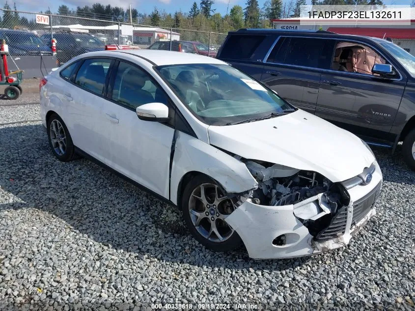 2014 Ford Focus Se VIN: 1FADP3F23EL132611 Lot: 40338618