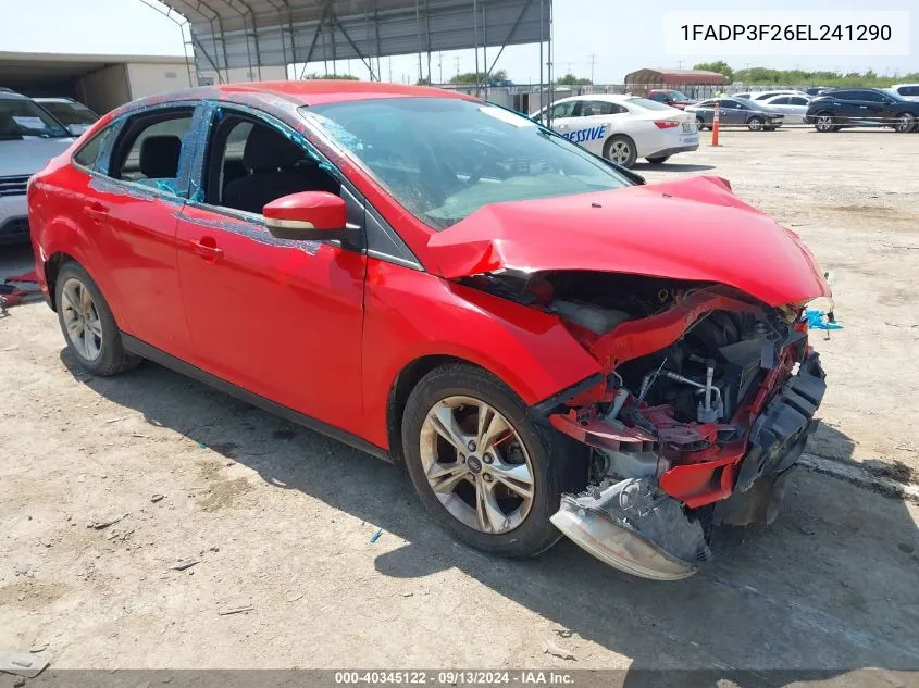 1FADP3F26EL241290 2014 Ford Focus Se