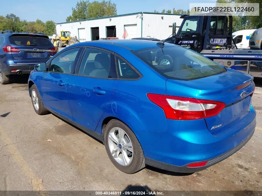 1FADP3F22EL122460 2014 Ford Focus Se