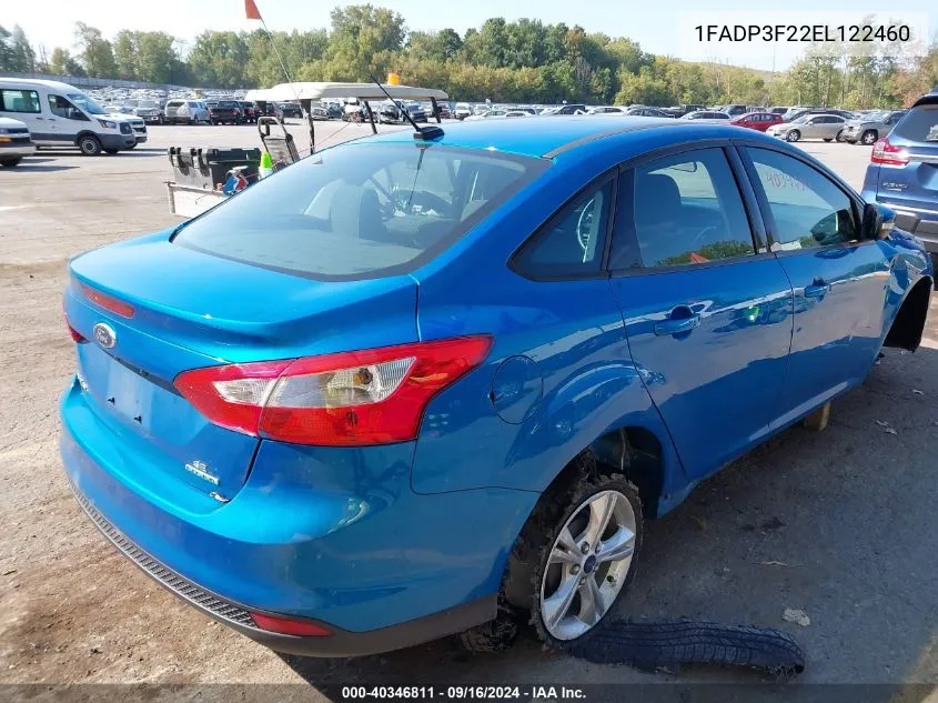 1FADP3F22EL122460 2014 Ford Focus Se