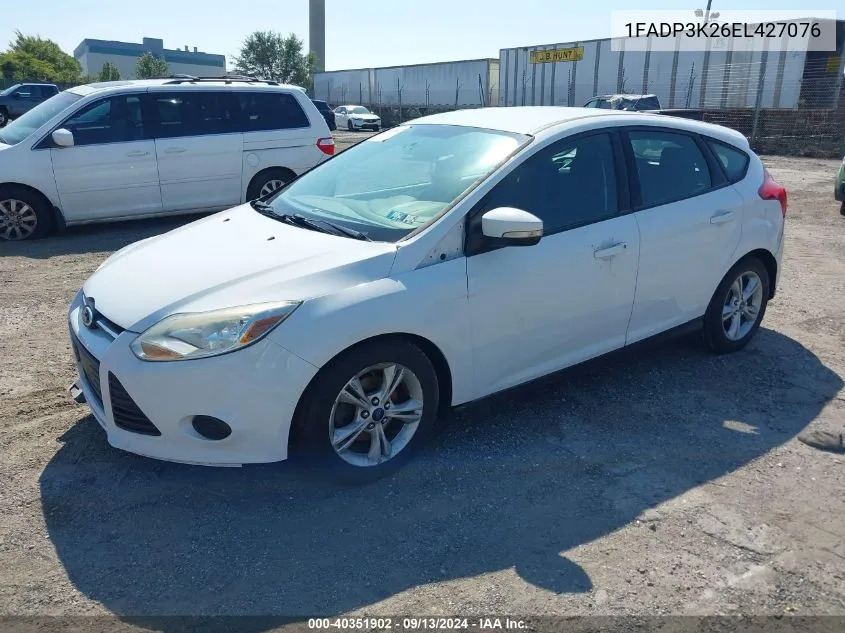 2014 Ford Focus Se VIN: 1FADP3K26EL427076 Lot: 40351902