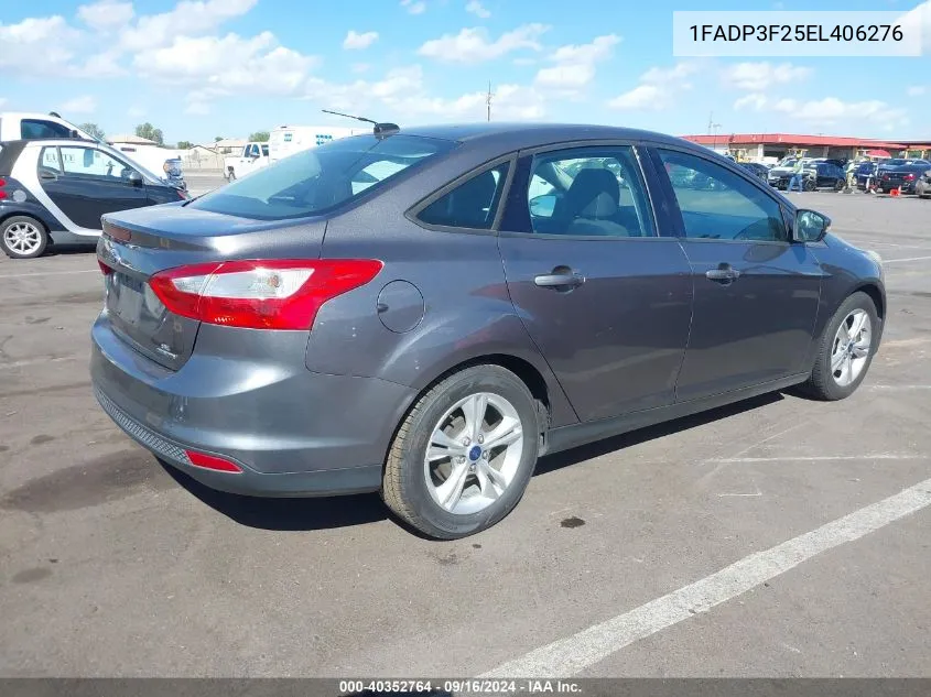 1FADP3F25EL406276 2014 Ford Focus Se