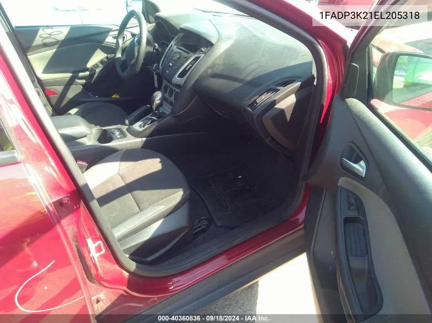 1FADP3K21EL205318 2014 Ford Focus Se