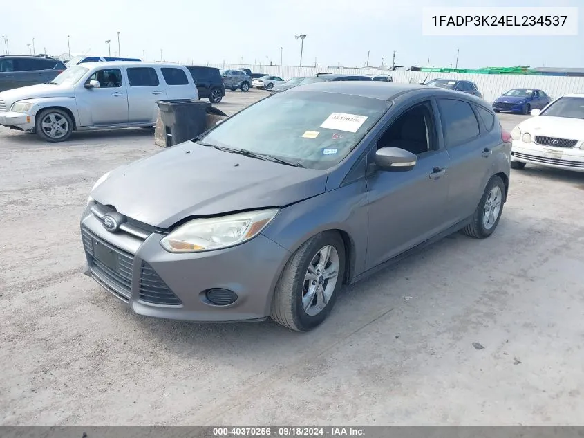 2014 Ford Focus Se VIN: 1FADP3K24EL234537 Lot: 40370256