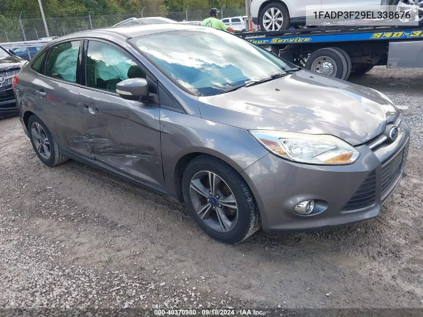 2014 Ford Focus Se VIN: 1FADP3F29EL338676 Lot: 40370980