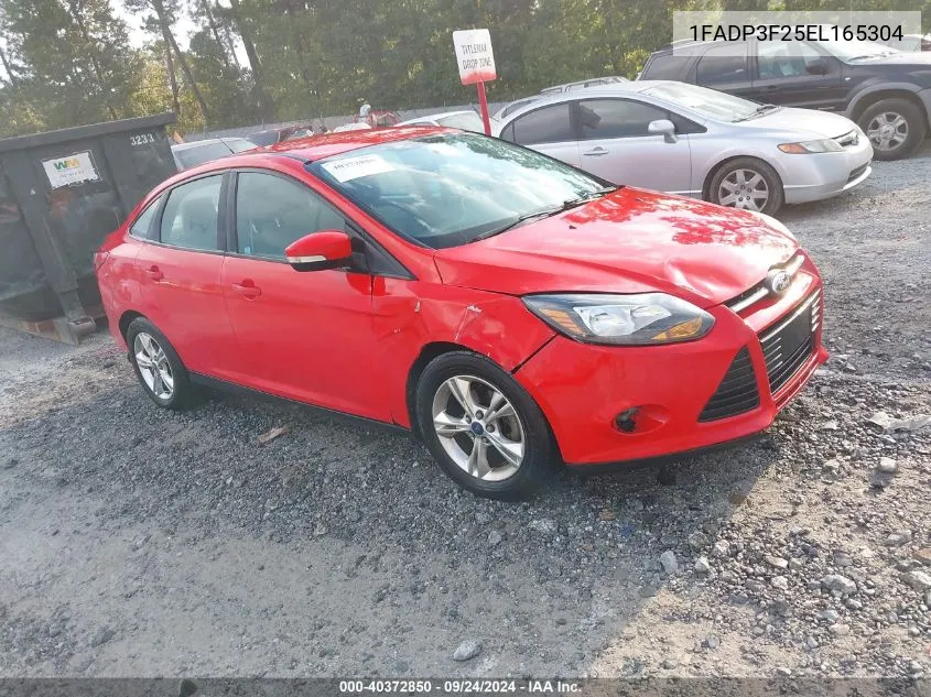 2014 Ford Focus Se VIN: 1FADP3F25EL165304 Lot: 40372850