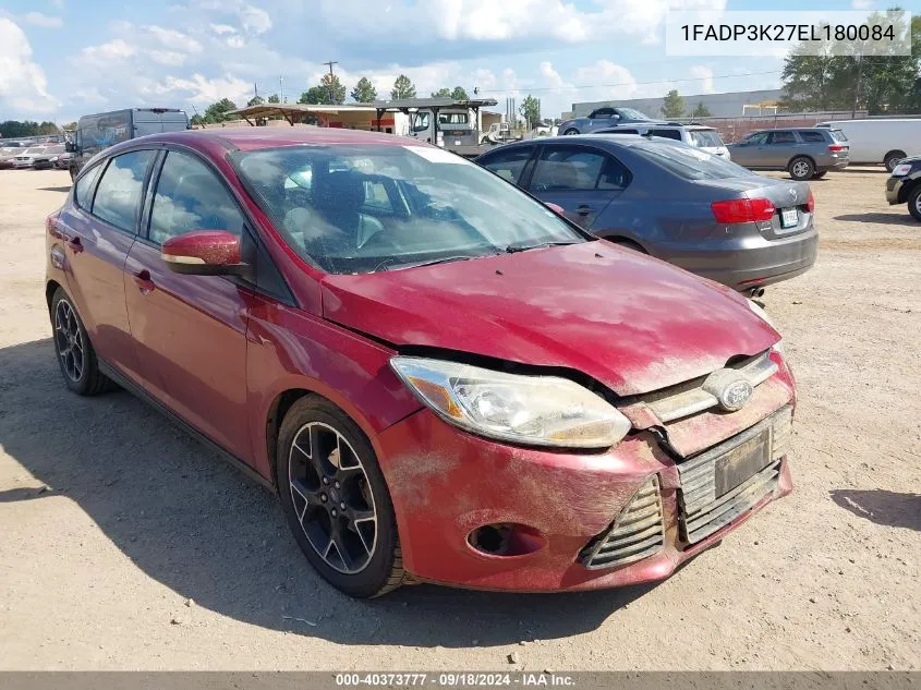 2014 Ford Focus Se VIN: 1FADP3K27EL180084 Lot: 40373777