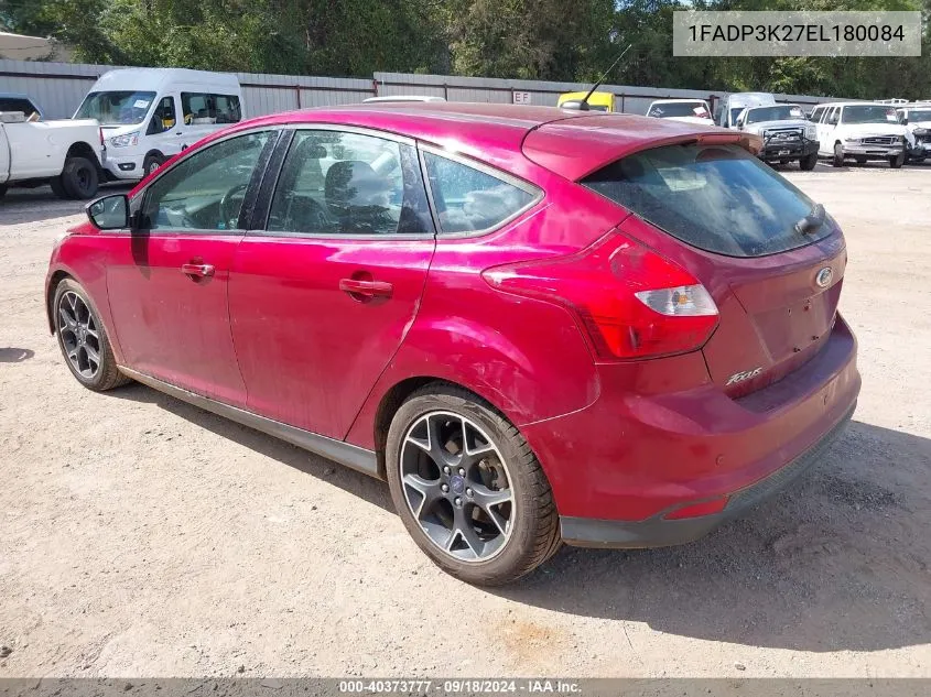 2014 Ford Focus Se VIN: 1FADP3K27EL180084 Lot: 40373777