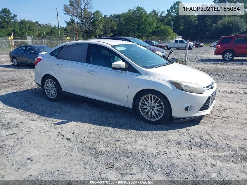 2014 Ford Focus Titanium VIN: 1FADP3J21EL155084 Lot: 40376356