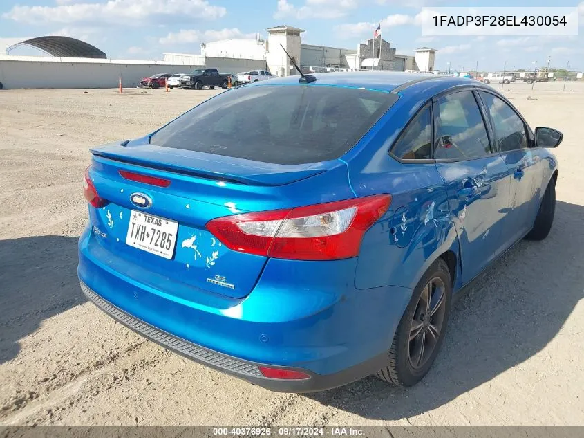 1FADP3F28EL430054 2014 Ford Focus Se