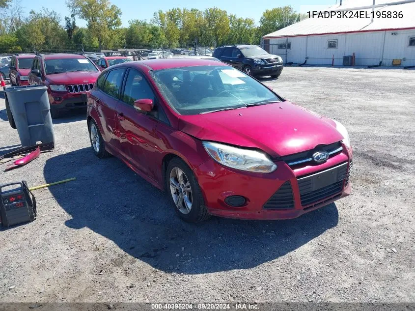 2014 Ford Focus Se VIN: 1FADP3K24EL195836 Lot: 40395204