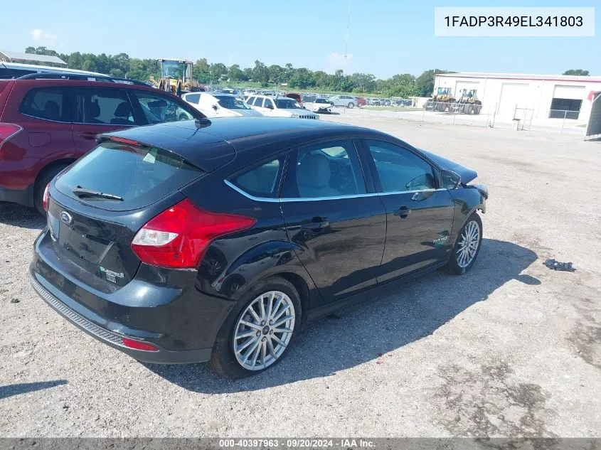 2014 Ford Focus Electric VIN: 1FADP3R49EL341803 Lot: 40397963