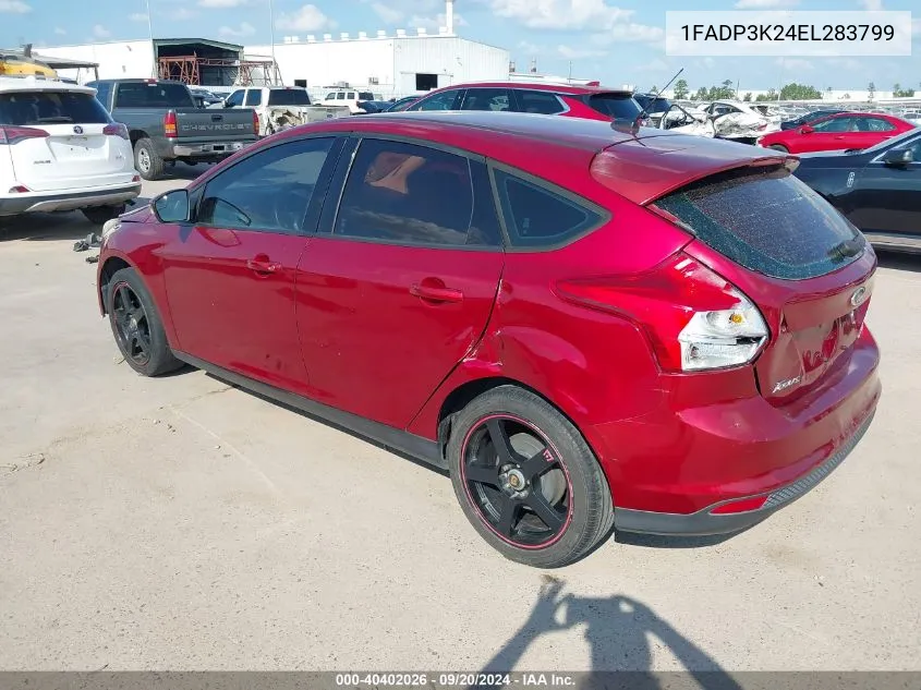 2014 Ford Focus Se VIN: 1FADP3K24EL283799 Lot: 40402026