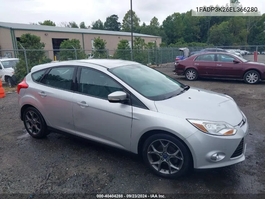 2014 Ford Focus Se VIN: 1FADP3K26EL366280 Lot: 40404288