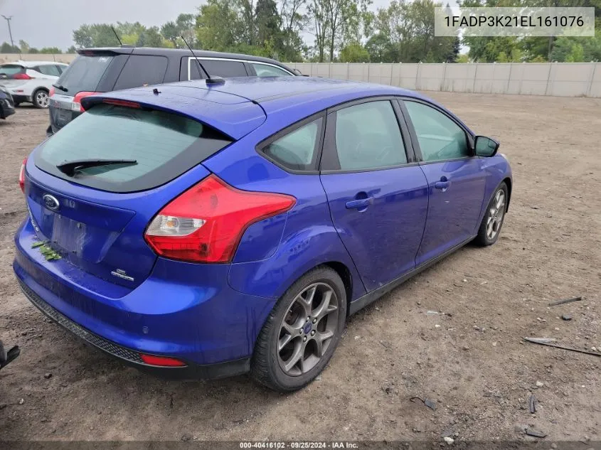 2014 Ford Focus Se VIN: 1FADP3K21EL161076 Lot: 40416102