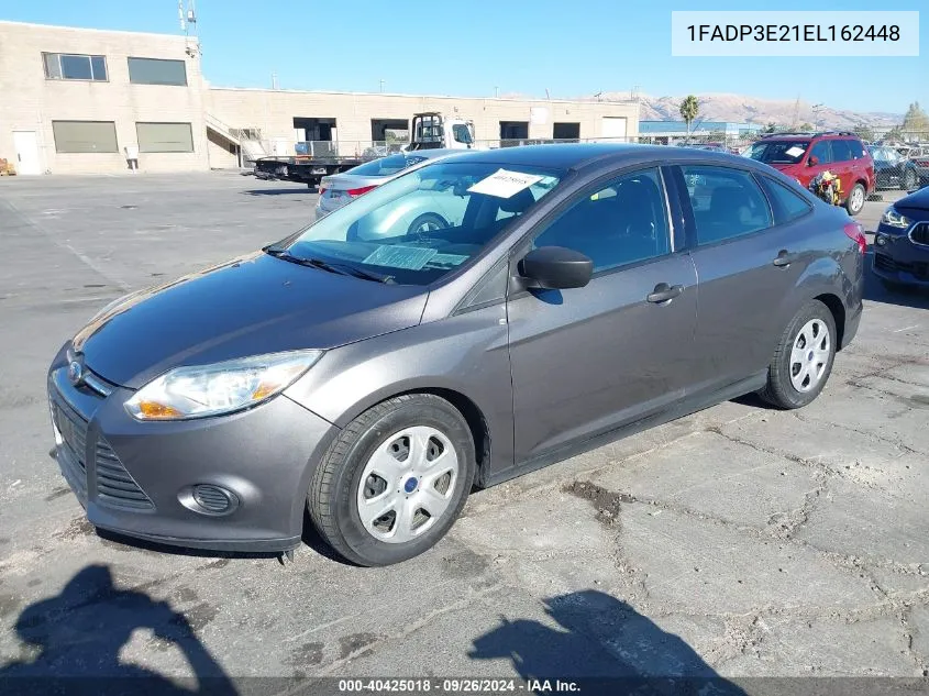 2014 Ford Focus S VIN: 1FADP3E21EL162448 Lot: 40425018