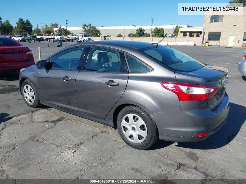 2014 Ford Focus S VIN: 1FADP3E21EL162448 Lot: 40425018