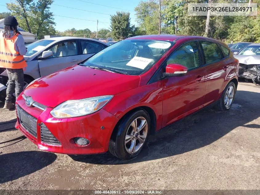 2014 Ford Focus Se VIN: 1FADP3K26EL284971 Lot: 40430612