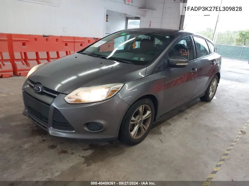 2014 Ford Focus Se VIN: 1FADP3K27EL309828 Lot: 40459261