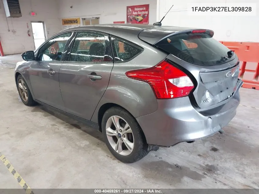 2014 Ford Focus Se VIN: 1FADP3K27EL309828 Lot: 40459261