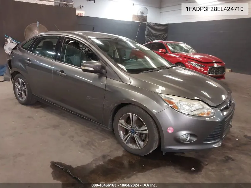 2014 Ford Focus Se VIN: 1FADP3F28EL424710 Lot: 40466163