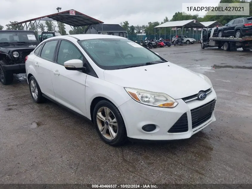 2014 Ford Focus Se VIN: 1FADP3F20EL427021 Lot: 40466537